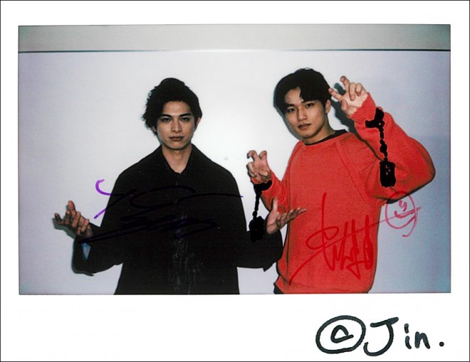 滅亡迅雷』中川大輔さん＆砂川脩弥さん直筆サイン入りチェキ