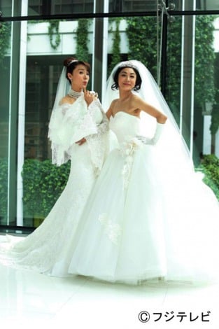W浅野がウエディング姿を披露 『抱きしめたい！』の二人がそろって結婚