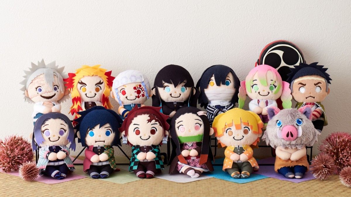 鬼滅の刃』ぬいぐるみ来年1月発売 炭治郎や柱など全13キャラ集結