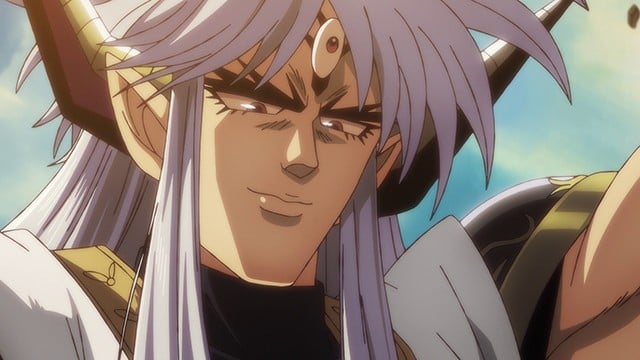 ダイの大冒険』真・大魔王バーン「天地魔闘の構え」 ダイはギガス