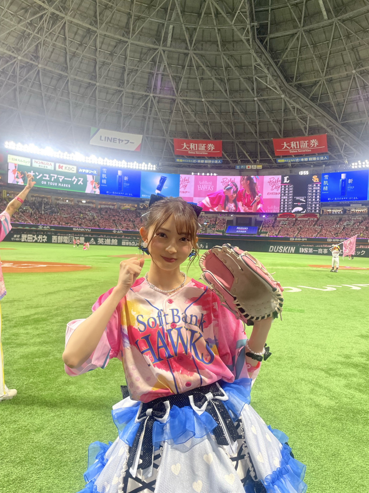 超ときめき宣伝部・辻野かなみ、ソフトバンク『ピンクフルデー2024』で