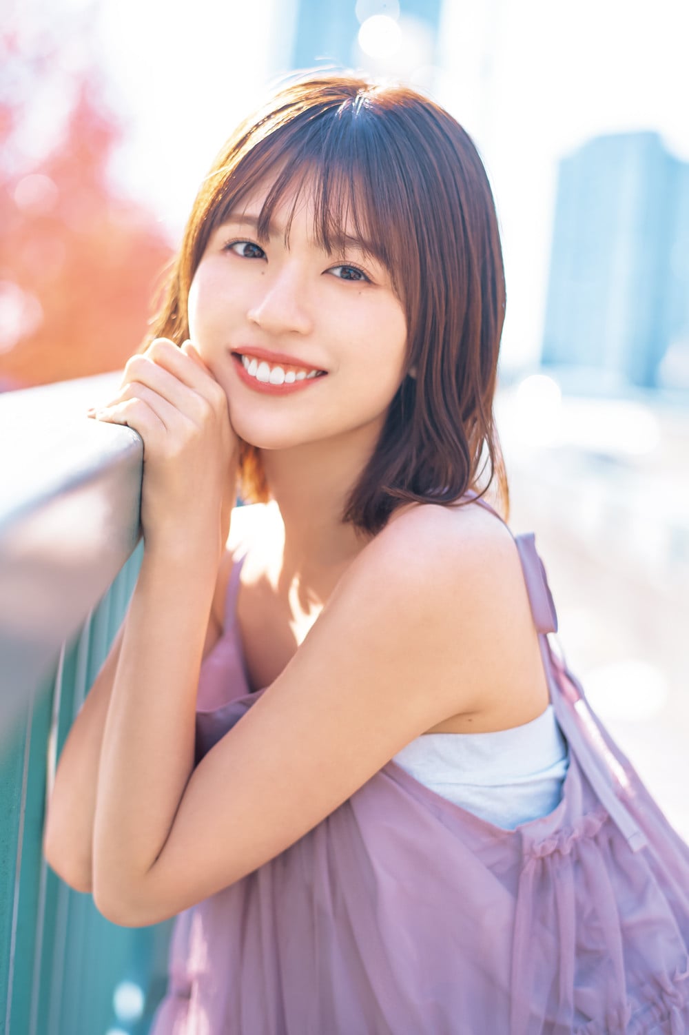 日向坂46松田好花、写真集からフレッシュビキニ先行公開 『マガジン