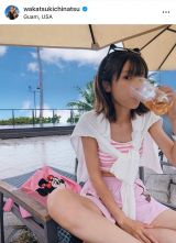 画像・写真 | 若槻千夏、水着姿でプール満喫 家族グアム旅行のバカンス