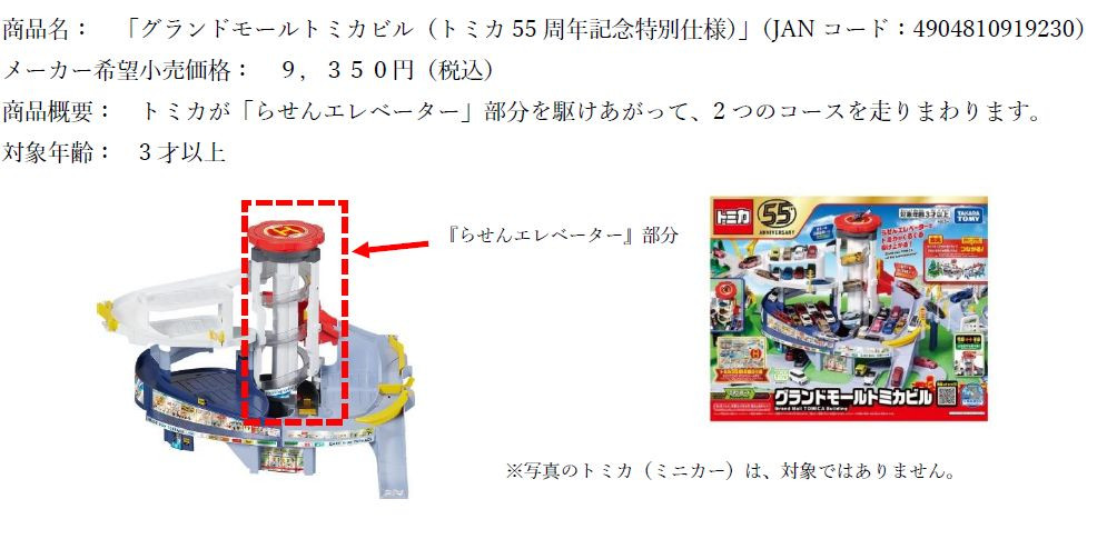 画像・写真 | タカラトミー、自主回収を発表＆謝罪 7月発売「グランド