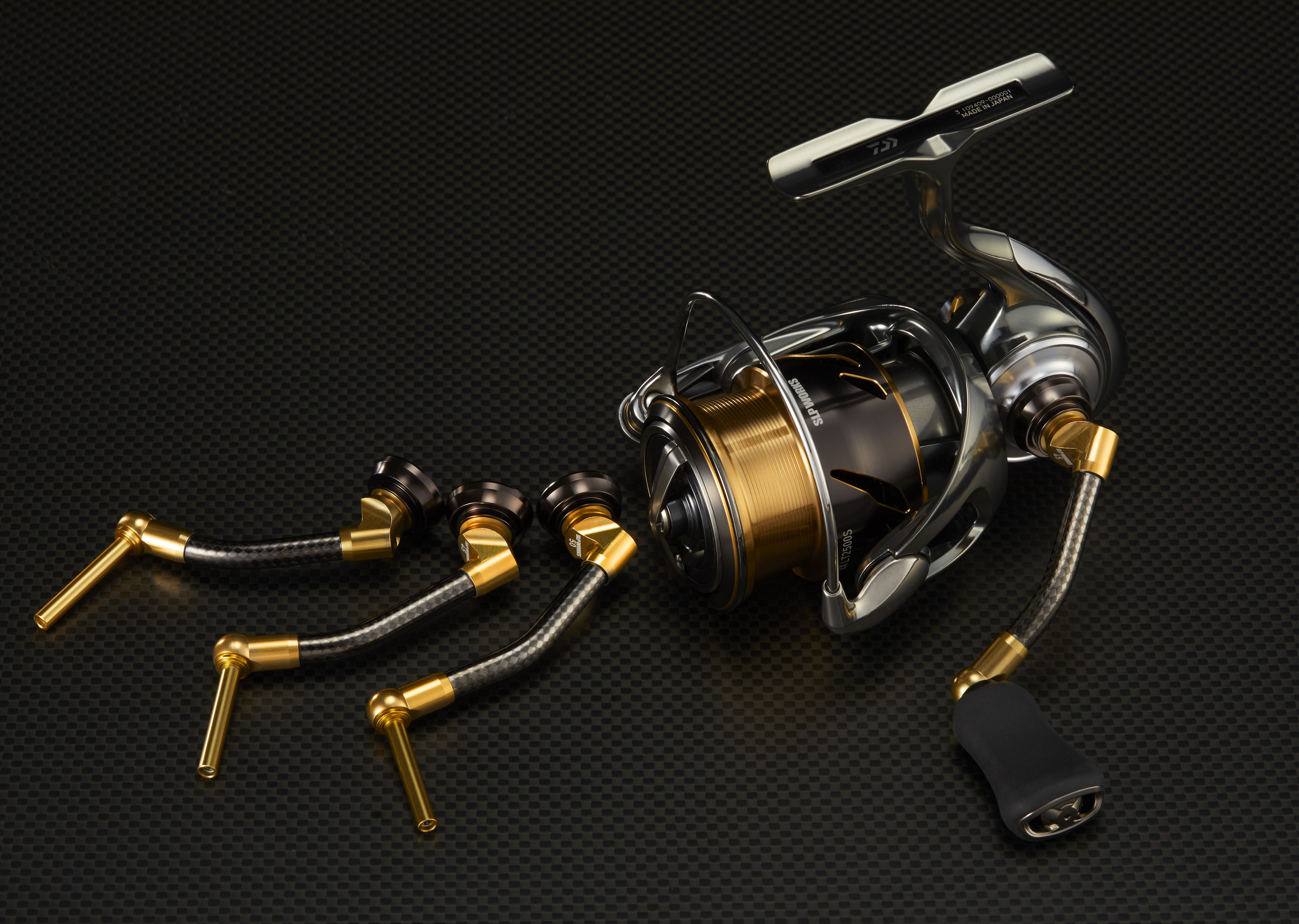 SLPW カーボンライトハンドル /ゴールド│SLP WORKS