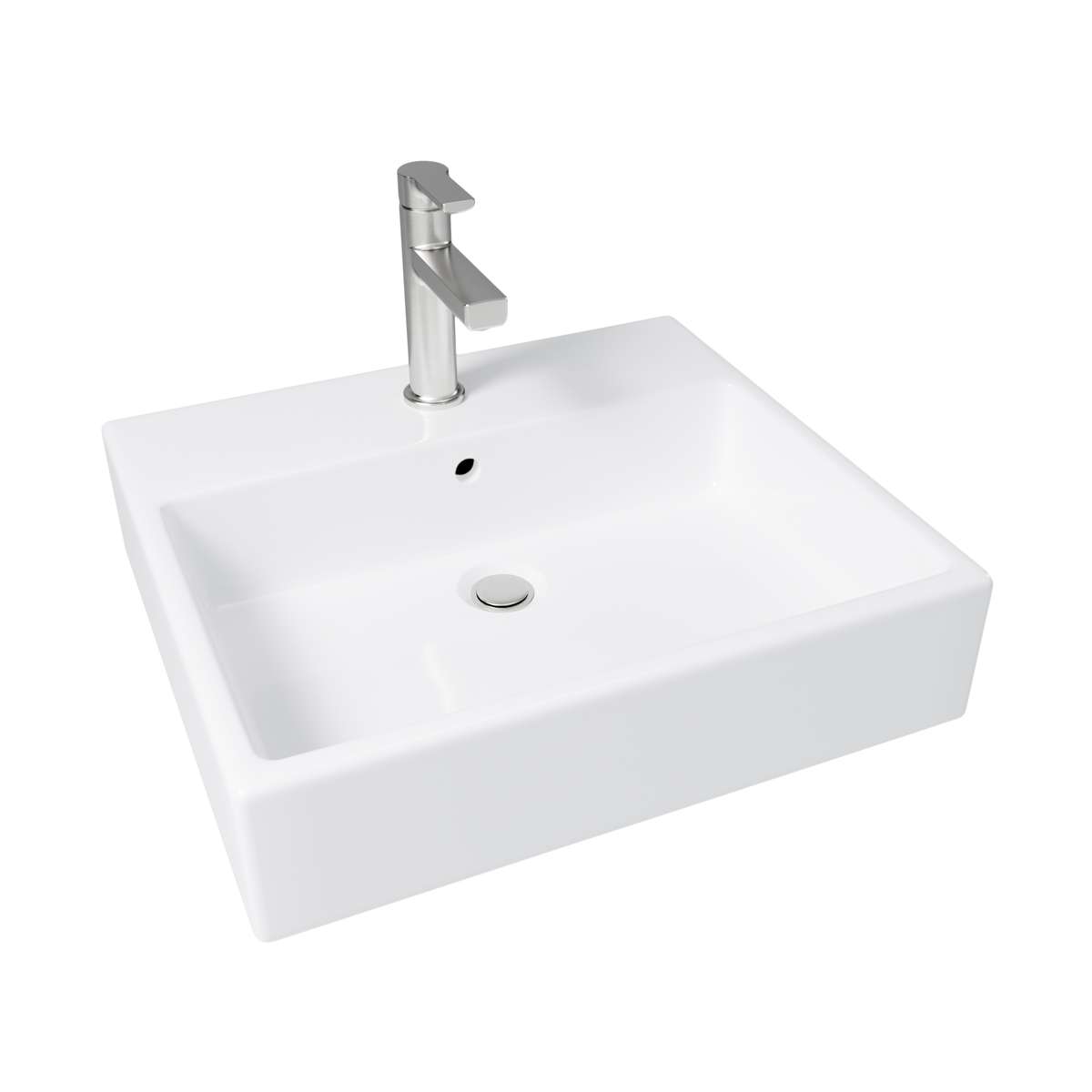 Izobelle 6610ANX Single Hole Wall-Hung Sink | Contrac