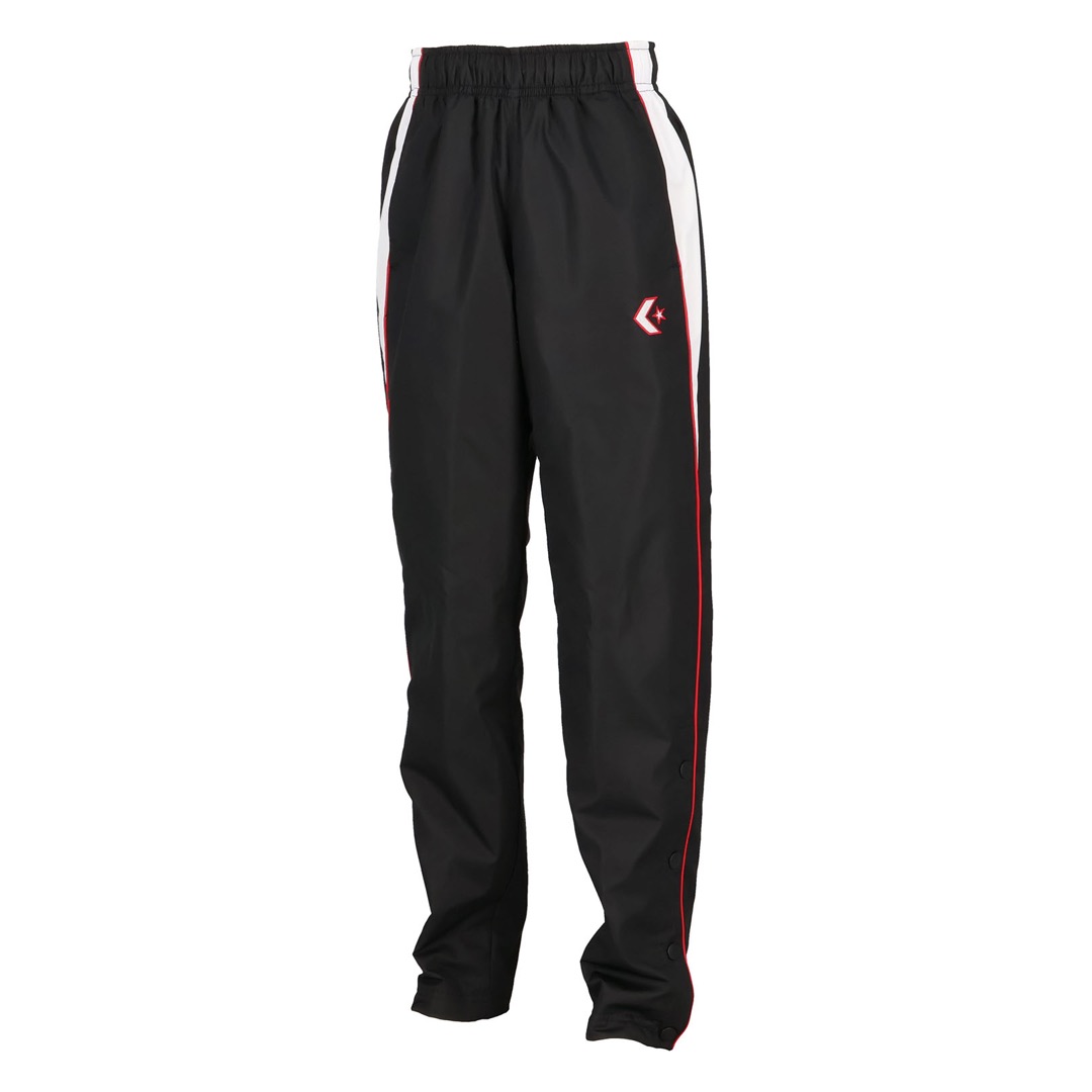 CB132552P ウォームアップパンツ(裾ファスナー) - ブラック［1900