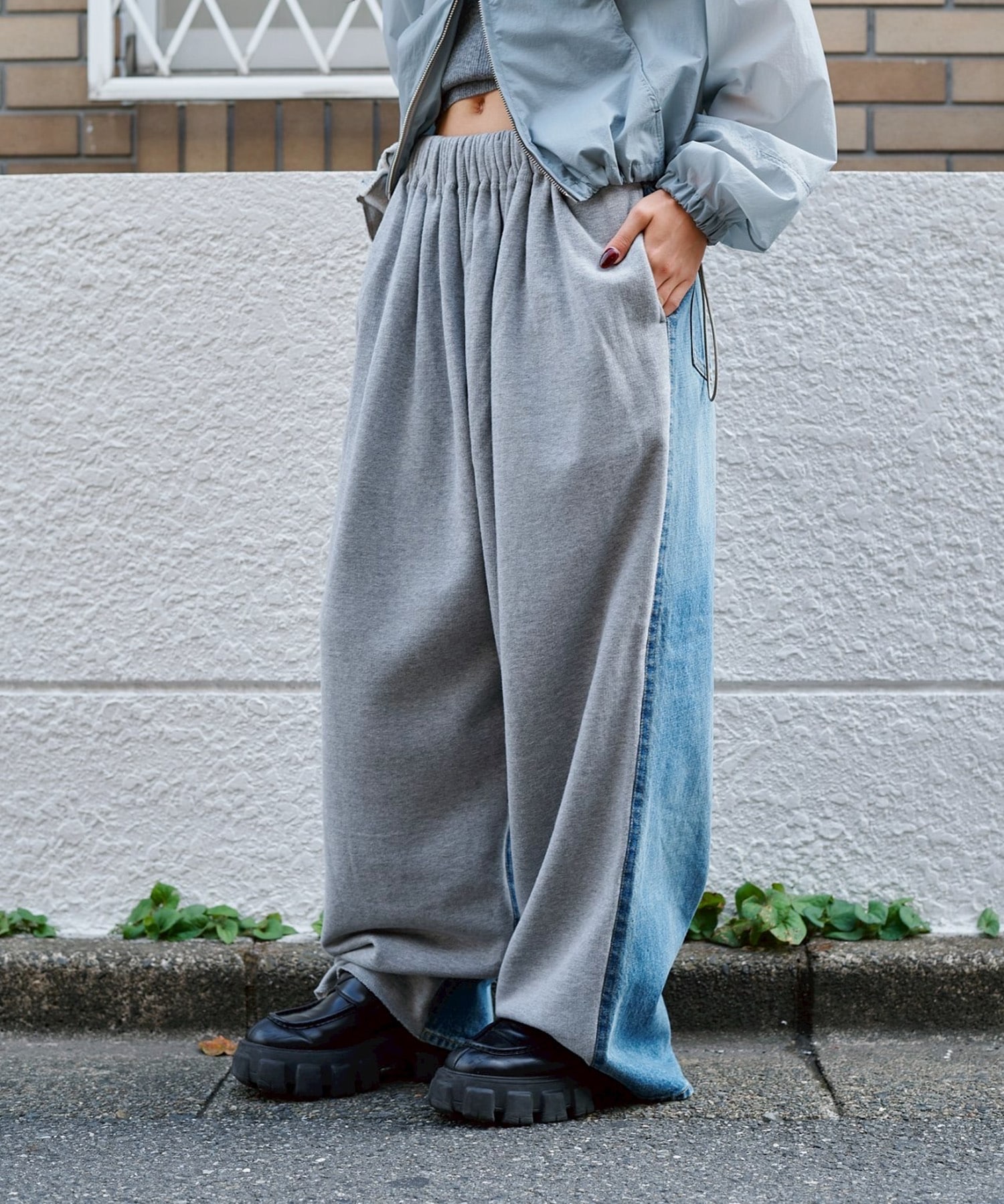 Hybride Sweat Denim Pants(1 GREY): INSCRIRE: WOMENS｜CONZ ONLINE STORE