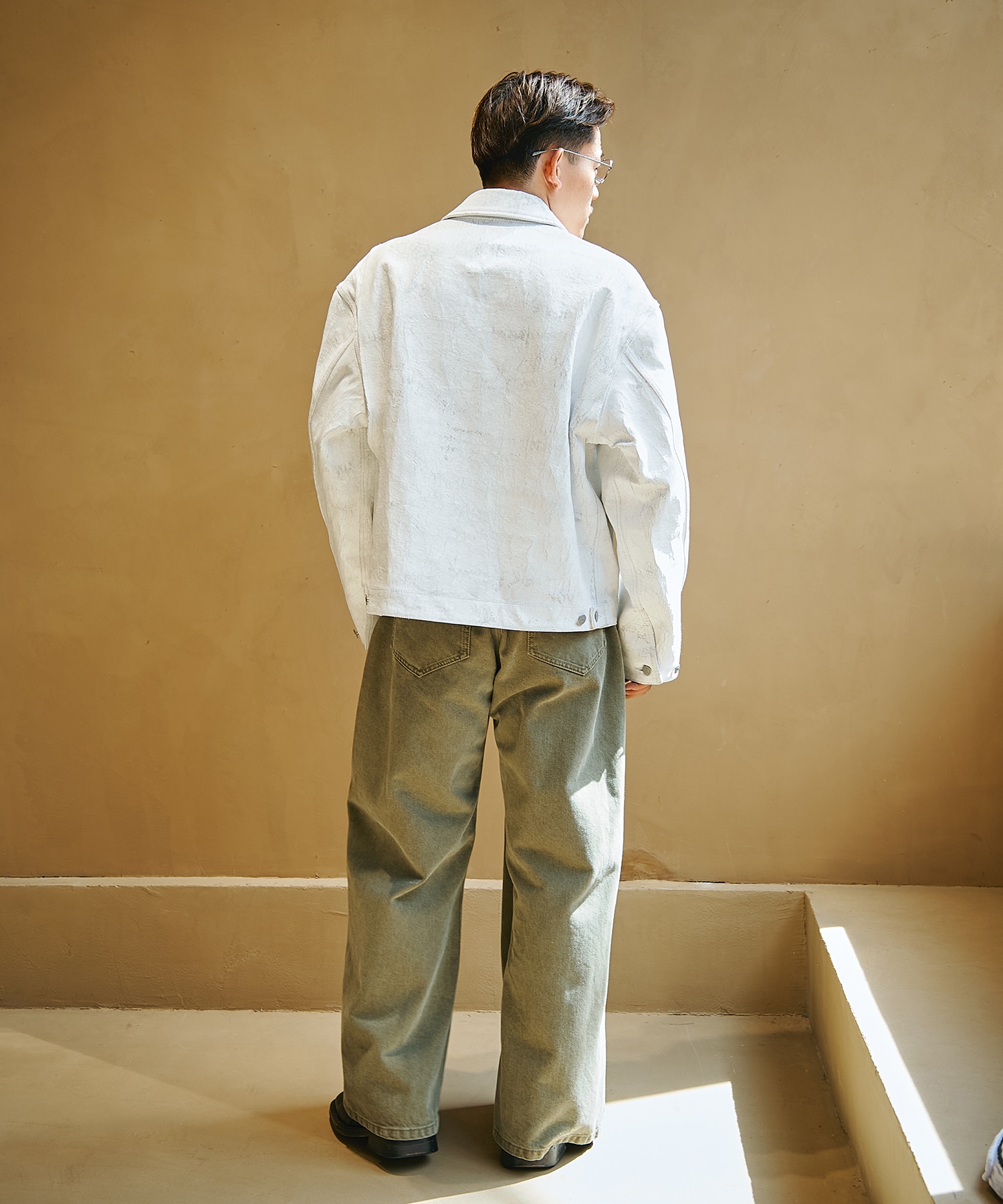 Tucked Denim Jeans(3 OLIVE): Nomat: MENS｜CONZ ONLINE STORE