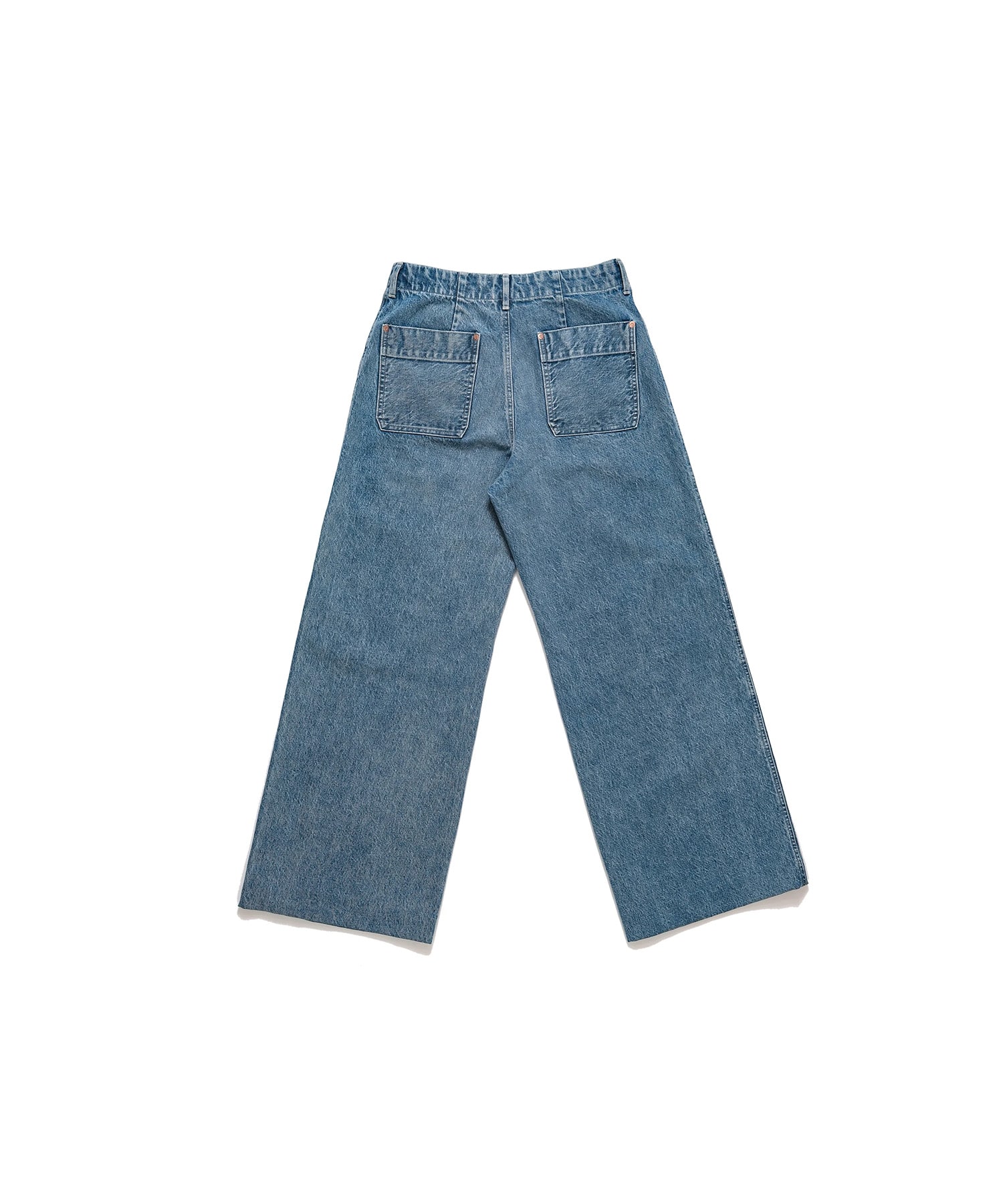 WORK JEAN TROUSERS ASH BLEACH(W29 BLUE): TANAKA: MENS｜CONZ ONLINE