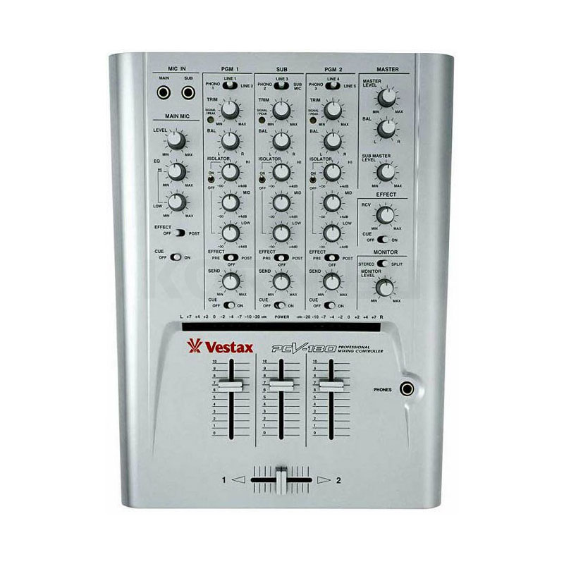 Vestax PCV-180 DJ-Mixer Mischpult • CONCERT IDEE MUSIKLADEN