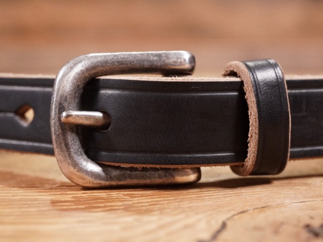 VINTAGE WORKS : LEATHER BELT ” DH5745 “ | CONEY ISLAND