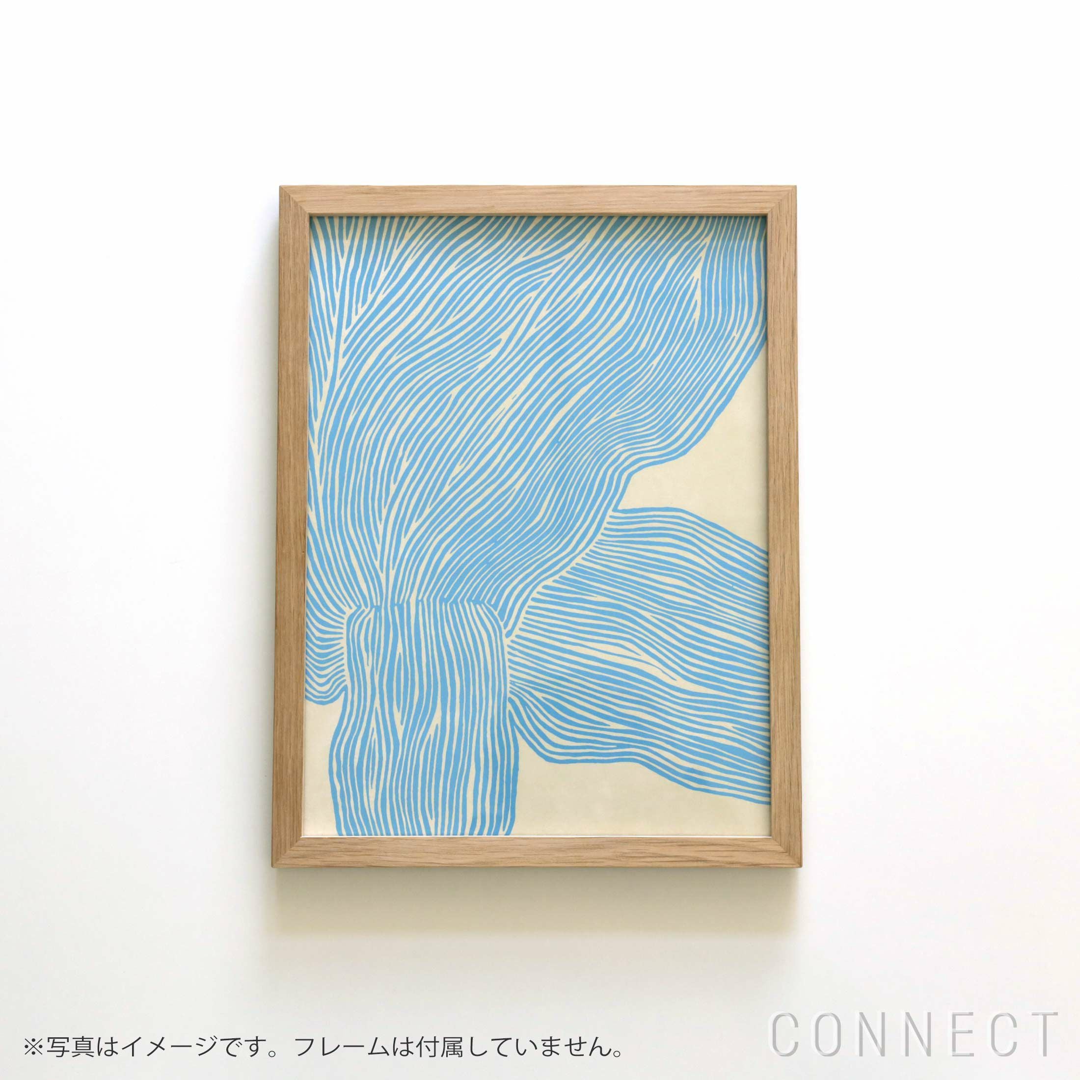 THE POSTER CLUB The Line - Blue 30×40｜正規販売 CONNECT