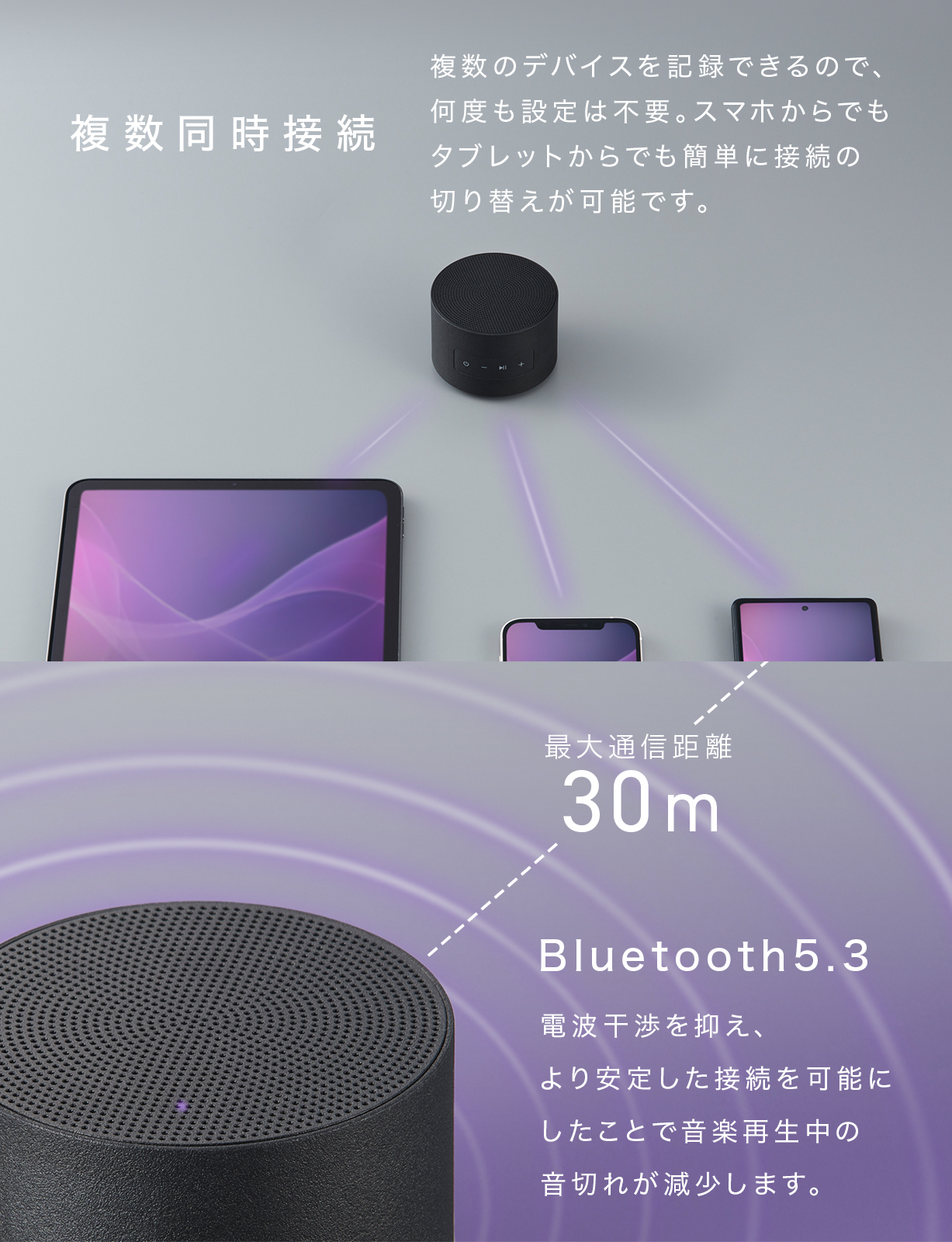 Portable Bath Speaker | 株式会社CIO（シーアイオー）公式HP 充電器