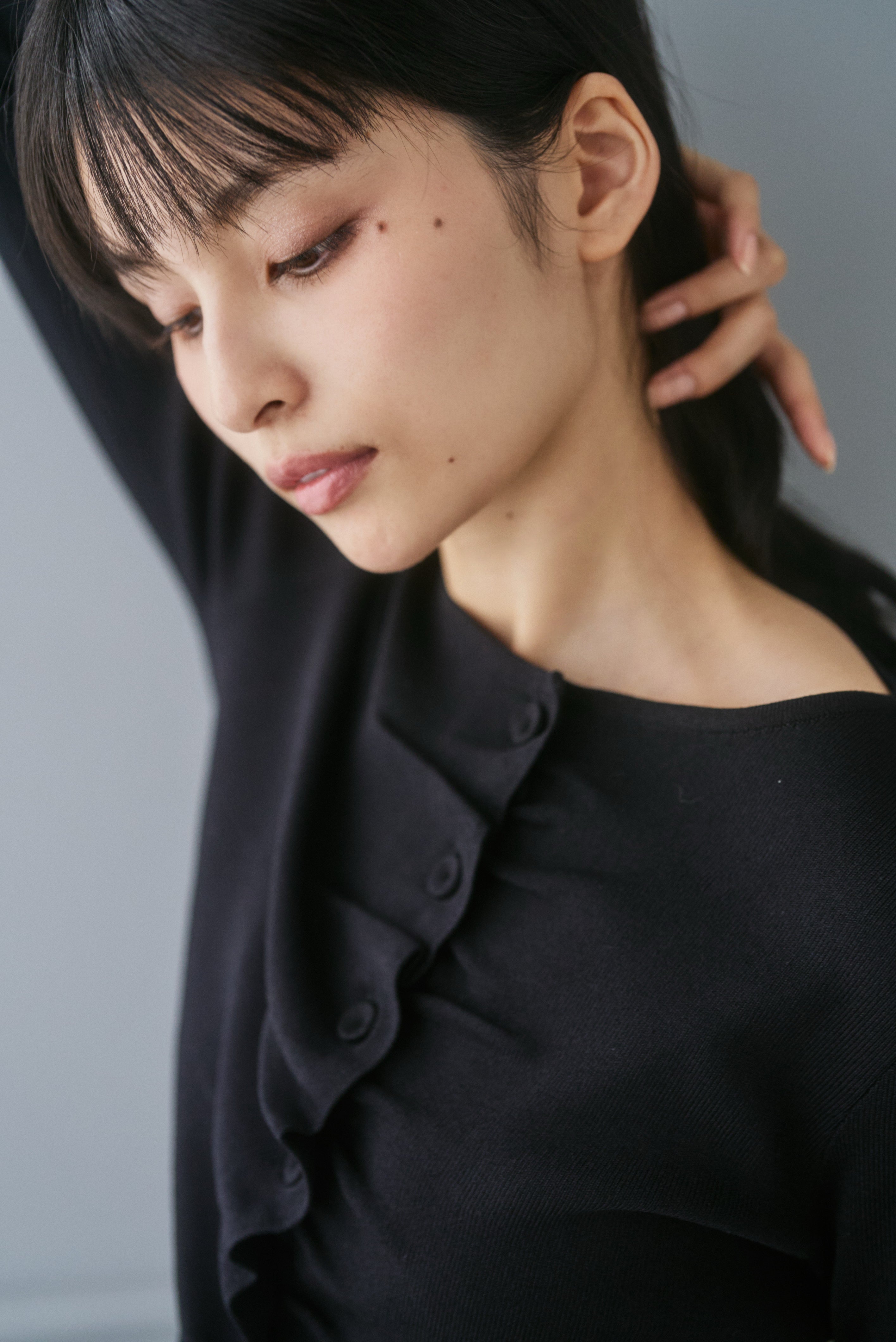 フロントタックギャザーニットトップス – CONNSE