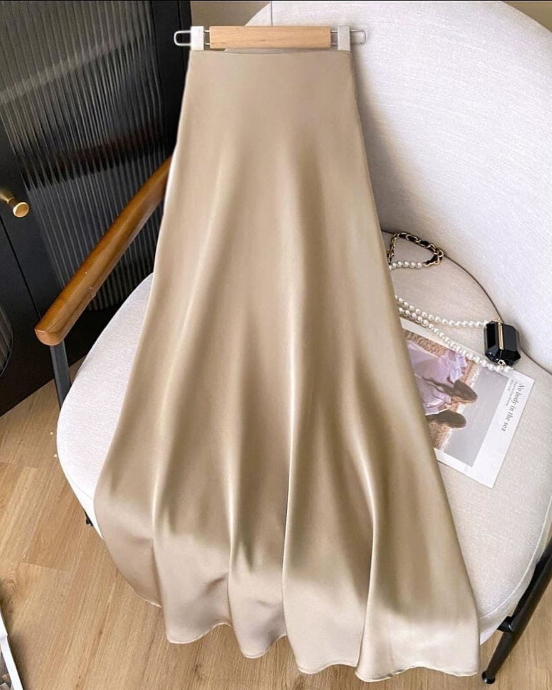 Aveline Satin Flare Skirt – coolfairy