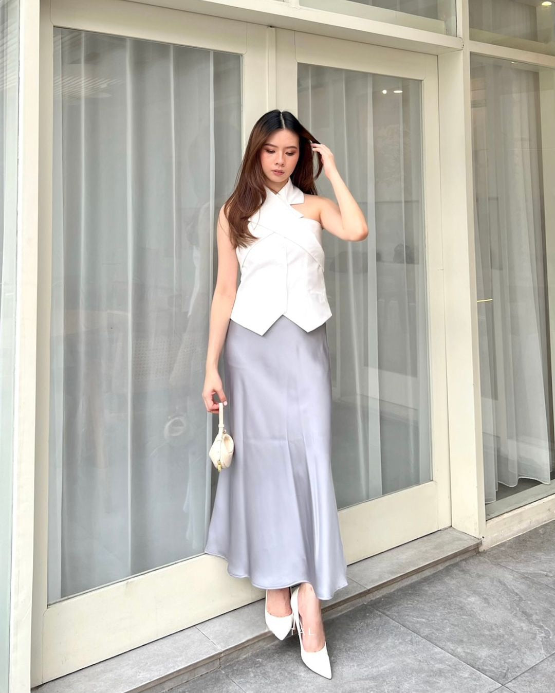 Aveline Satin Flare Skirt – coolfairy