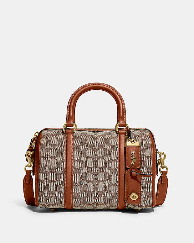 公式】COACH – コーチ | ルビー サッチェル 25 シグネチャー