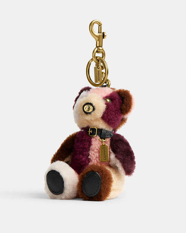 公式】コーチアウトレット | ベア バッグ チャーム・パッチワーク