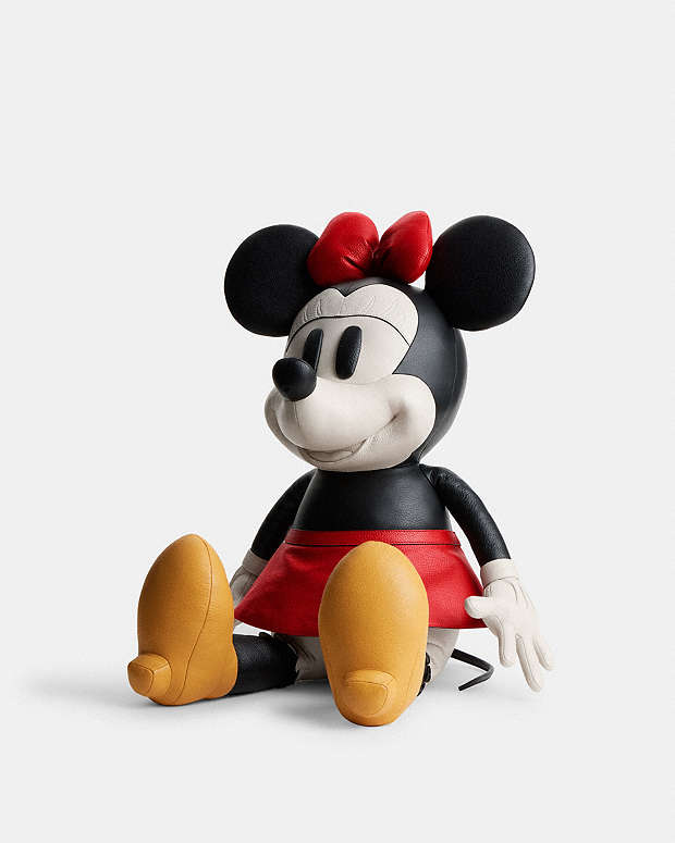 コーチ＆ディズニーコラボ 革製ミニーぬいぐるみ COACH - Coach X