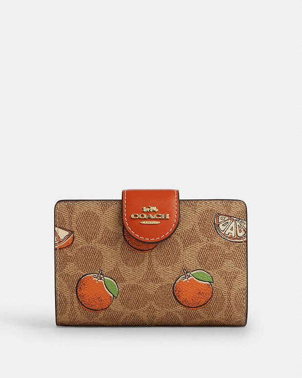 公式】コーチアウトレット | ミディアム コーナー ジップ ウォレット