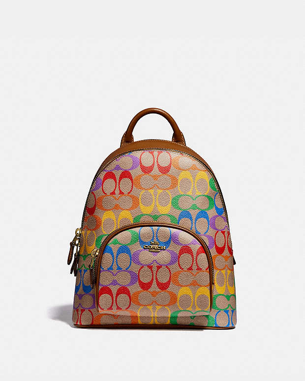 公式】COACH – コーチ | キャリー バックパック 23 レインボー