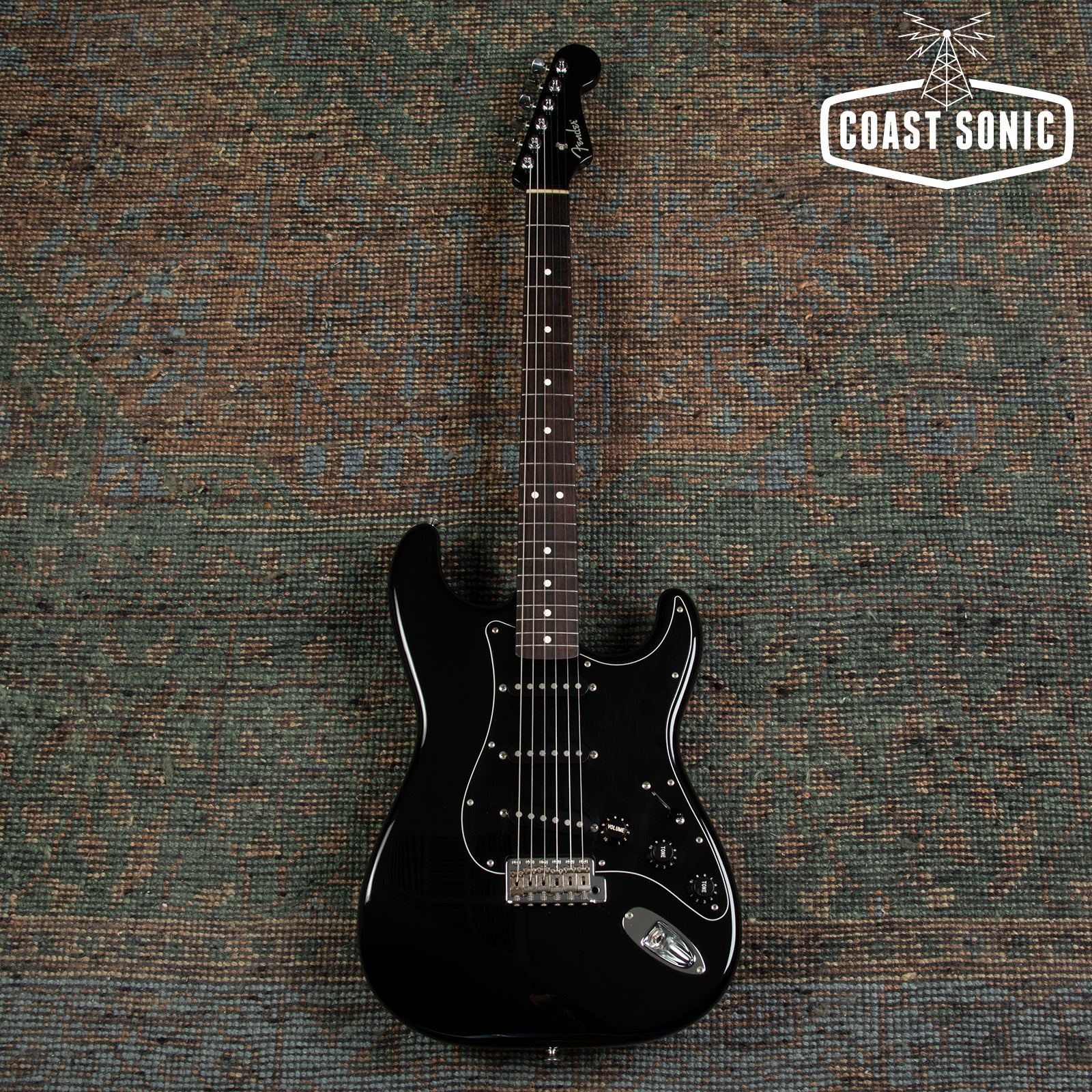 2007 Fender All Black '62 Reissue Stratocaster ST62-70AB Made in Japan