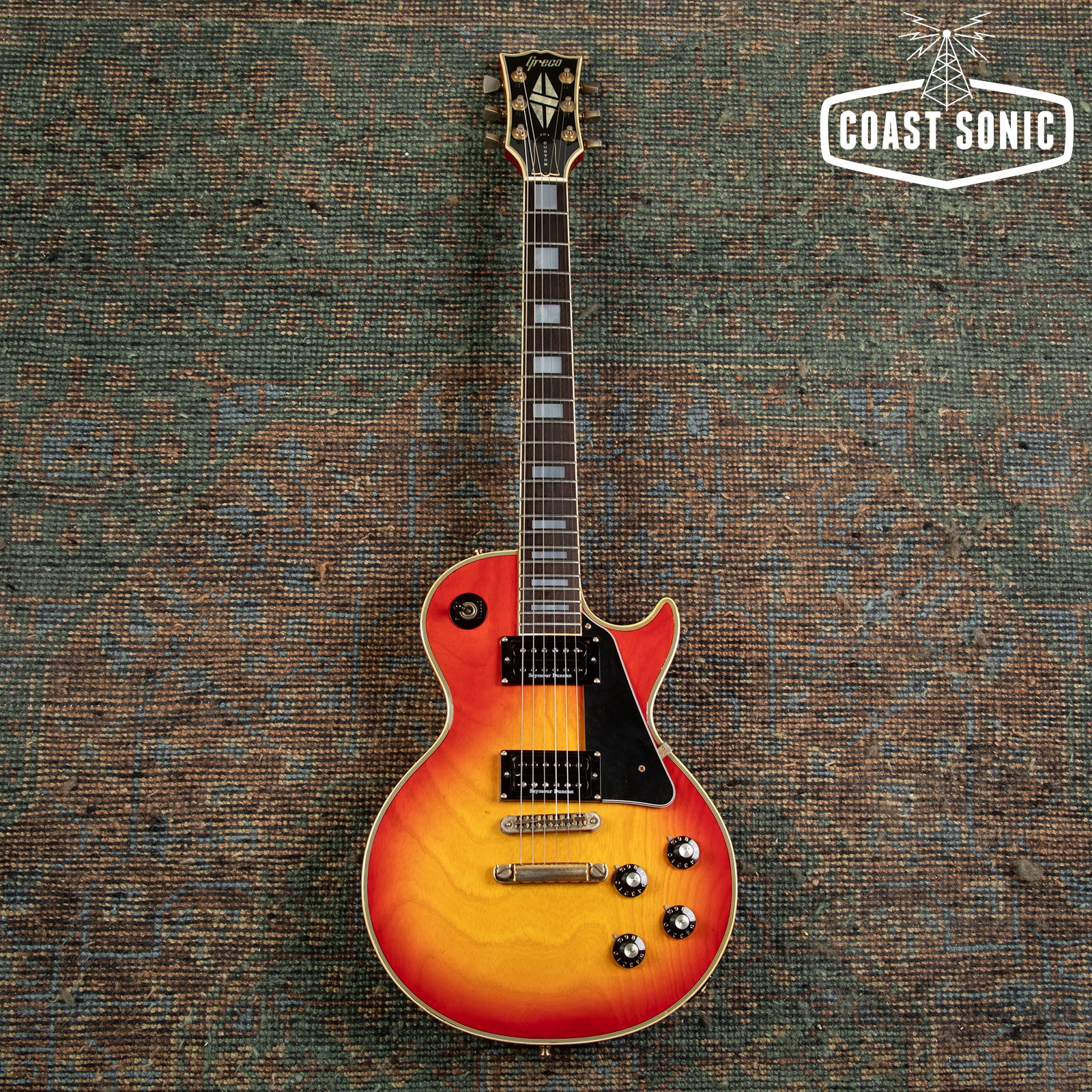 1978 Greco EG-500C Les Paul Custom Made in Japan w/USA Seymour Duncans