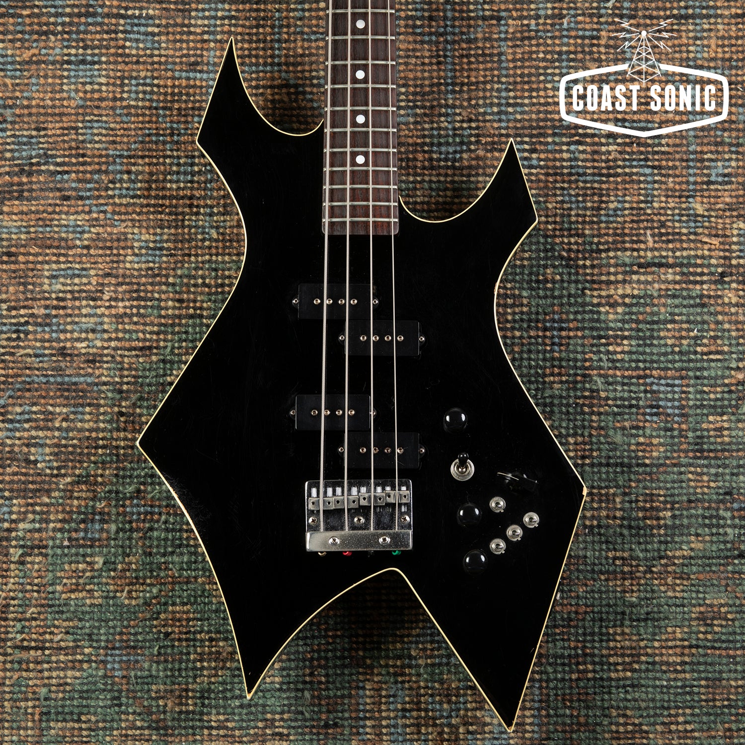 1986 B.C. Rich Warlock Bass WB NJ Series made in Japan, all original