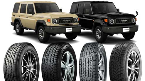 2014年から2015年に発売した復刻版ランクル70にこの冬おすすめの16