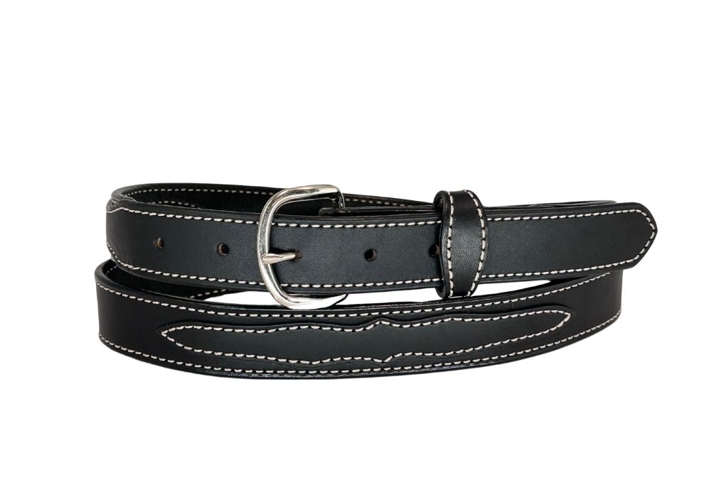 English Bridle Leather Lentz Belt - Coblents Leather