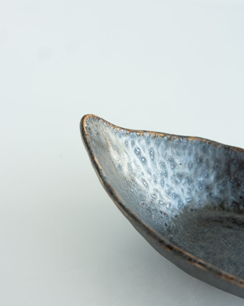 WEB限定】結晶いぶし 船形鉢 -器市- | cocochi ｜ 家具と服と暮らしの