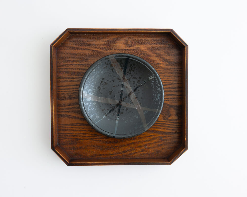 WEB限定】東雲 黒 円6寸皿 -器市- | cocochi ｜ 家具と服と暮らしの店