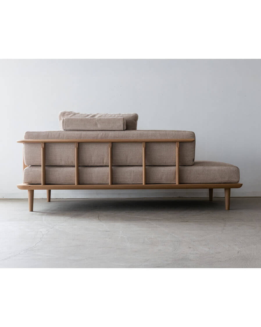 飛騨産業アウトレット］静穏 カウチソファ3点セット ホワイトオーク