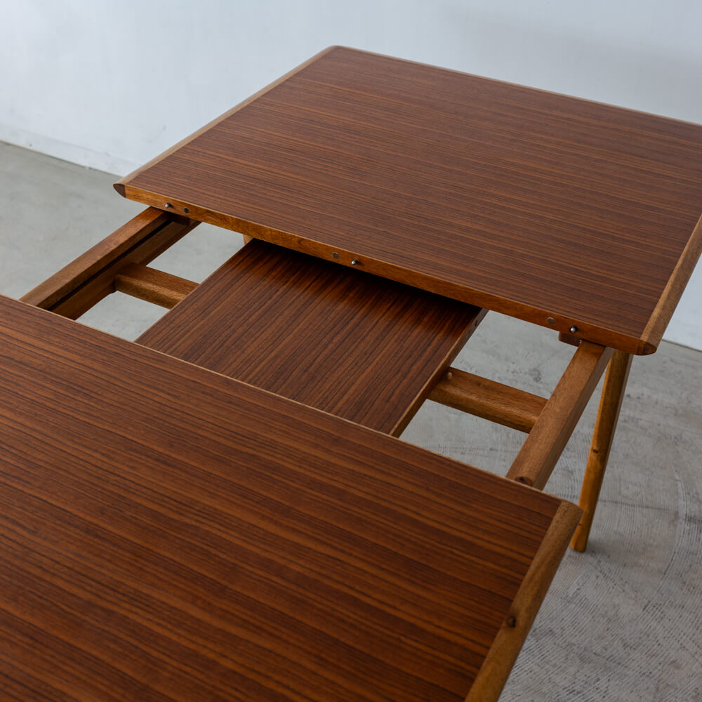 ダイニング4点セット］EDDA 伸張ダイニングテーブル＋チェア×2＋ベンチ