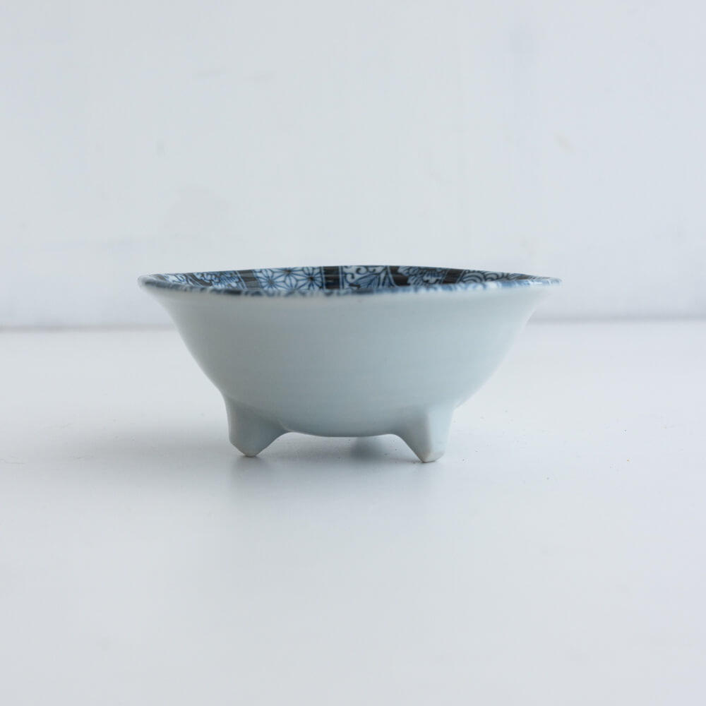 WEB限定】紺青花 三ツ足38鉢 -器市- | cocochi ｜ 家具と服と暮らしの