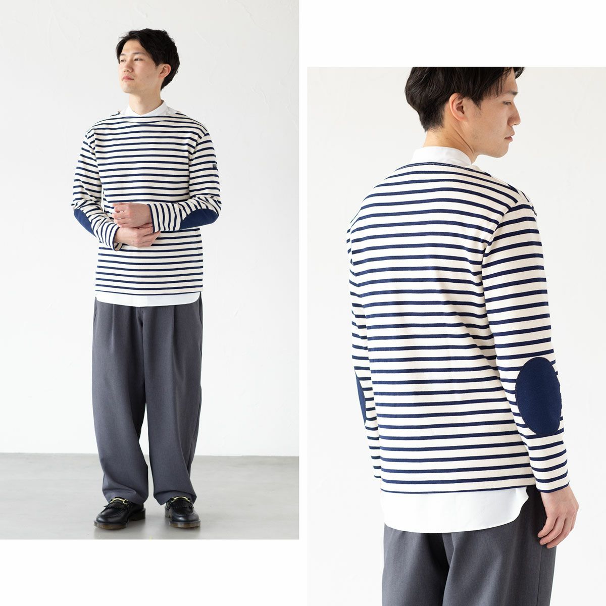 セントジェームス ウエッソン エルボーパッチ 13JC SAINT JAMES