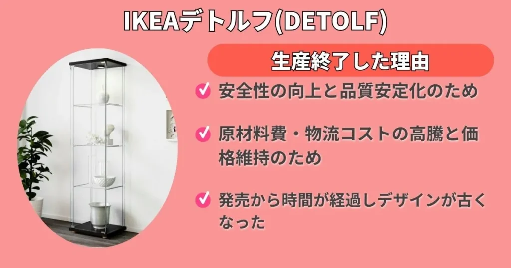 IKEAデトルフは生産終了！後継＆代替コレクションケース解説 | ココア