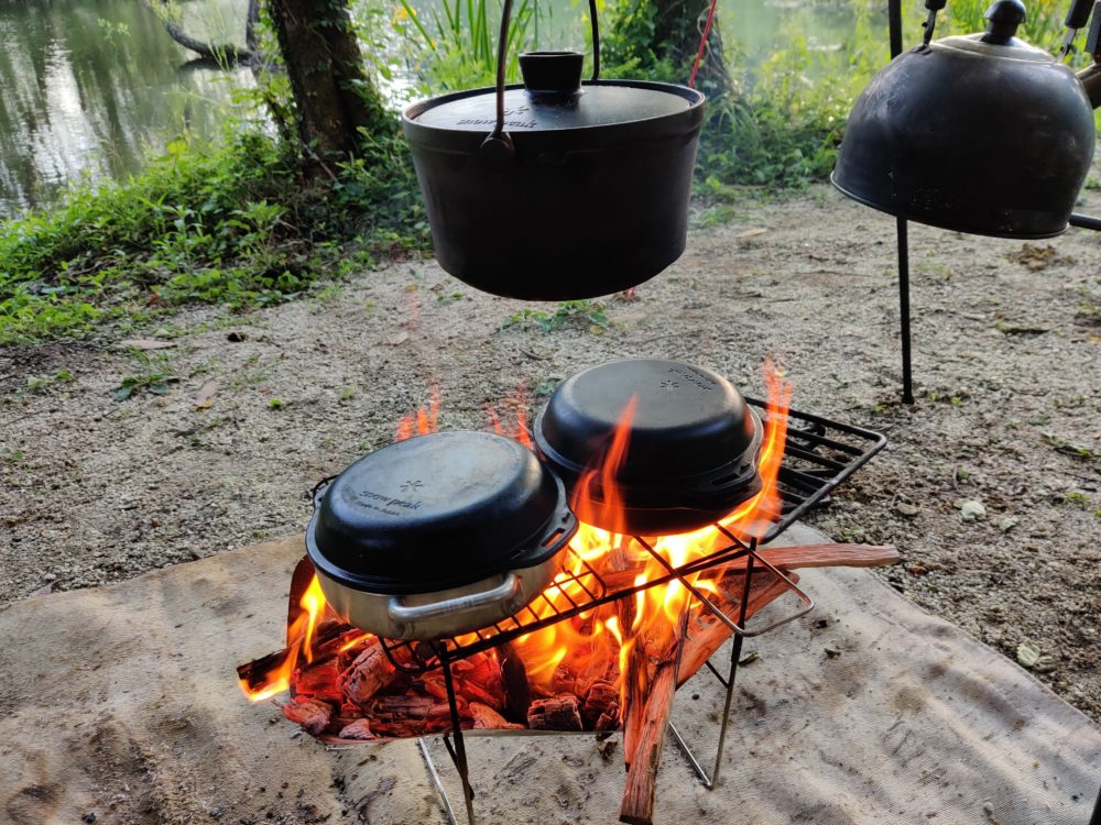 SnowPeakコンボダッチデュオを実際に使った感想と注意点、美味しい炊飯