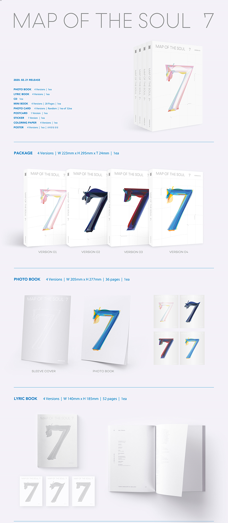 BTS - 4TH FULL ALBUM MAP OF THE SOUL 7 | COKODIVE