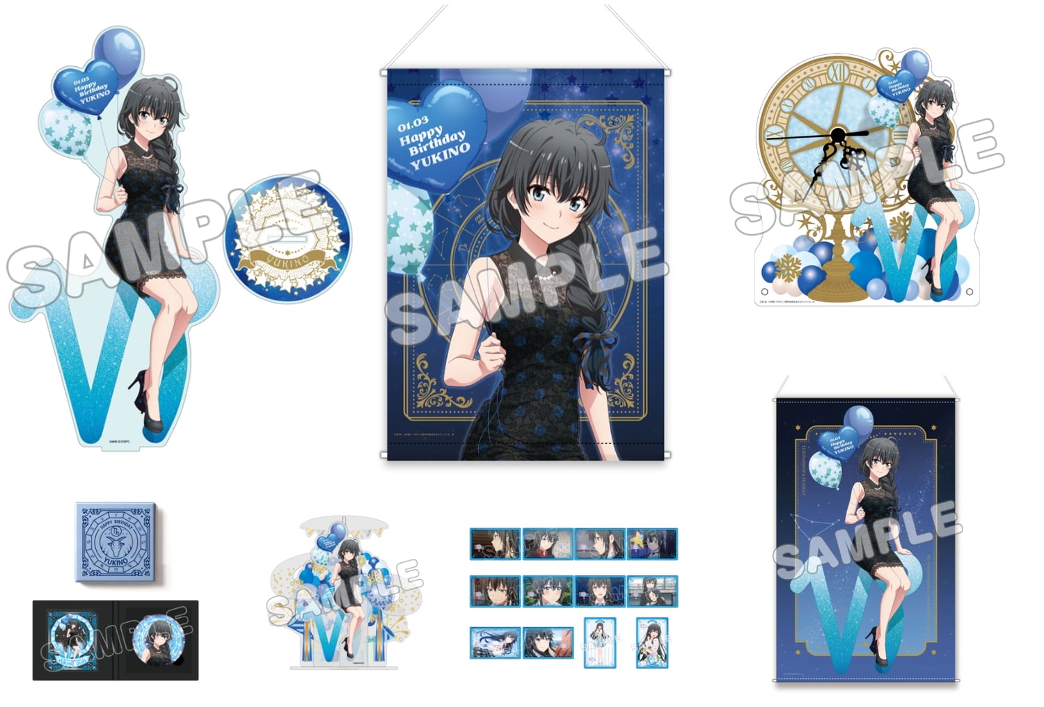 俺ガイル「雪ノ下雪乃 バースデー2025」描き下ろし記念グッズ 3月発売!