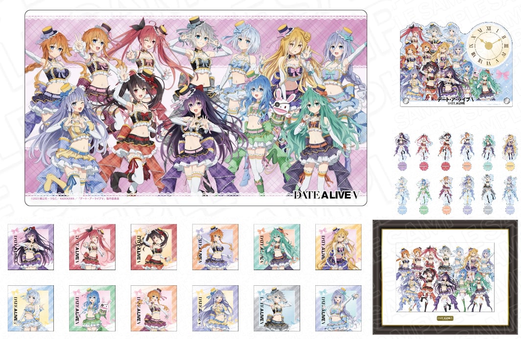 デート・ア・ライブ 精霊12人が特別な装いで集結! 12周年グッズ 8月発売