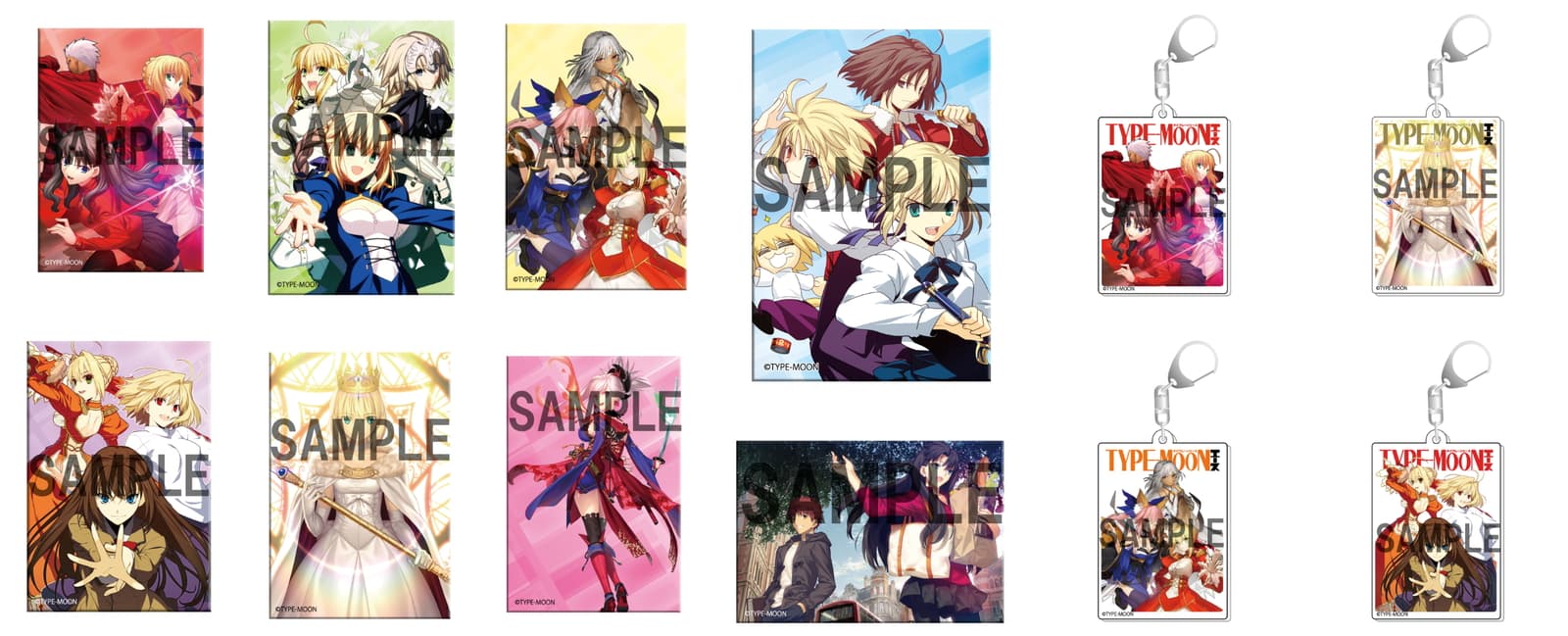 TYPE-MOONエース 表紙イラストを使用した15周年記念グッズ 10月発売!