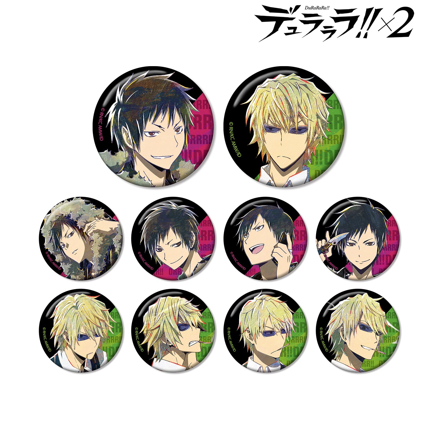 デュラララ!!×2 折原臨也・平和島静雄たちの姿を描いたグッズ 8月発売!