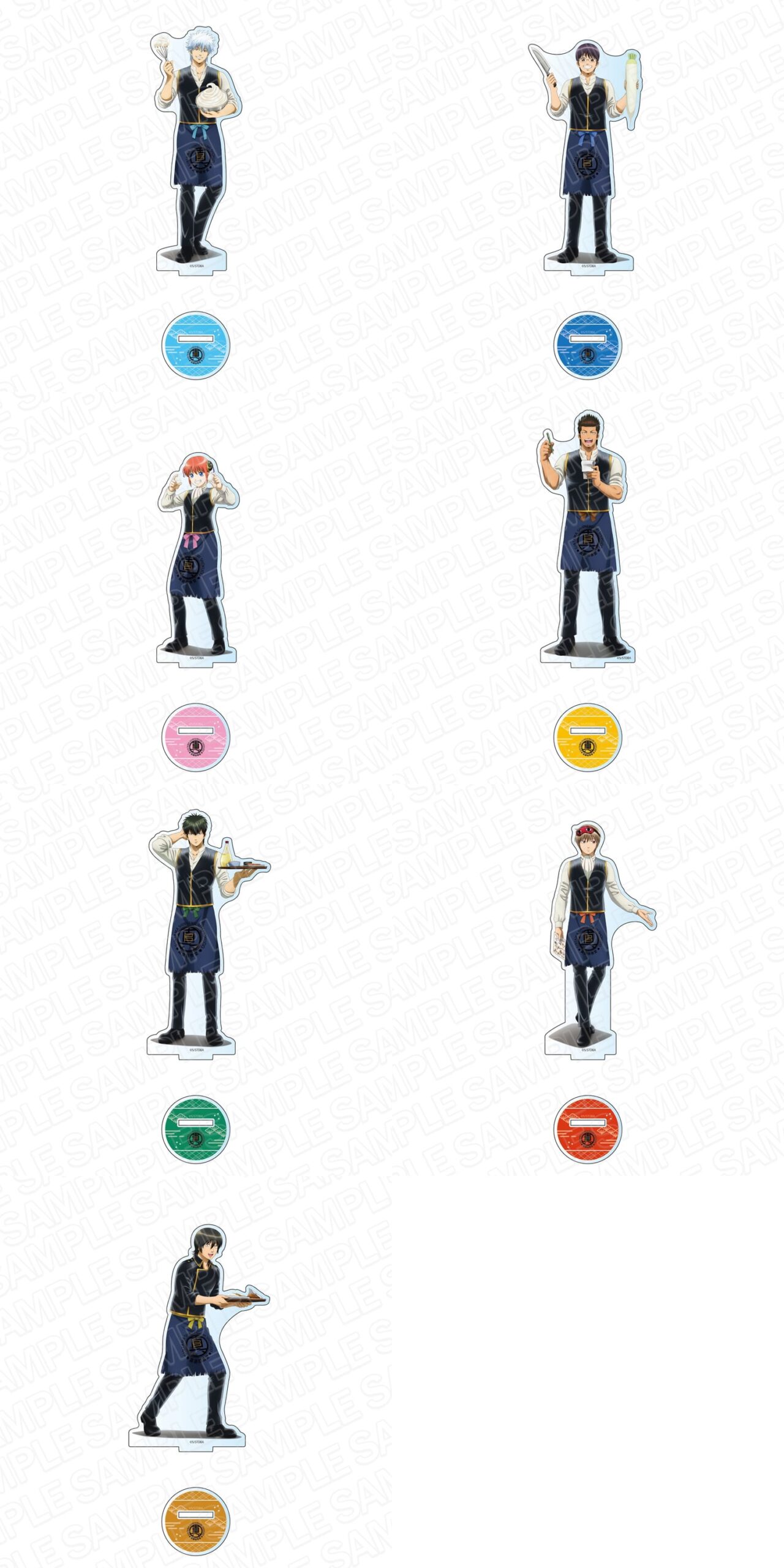 銀魂 銀さん・土方ら 「真選組食堂」先行 描き下ろしグッズ 3月一般発売!