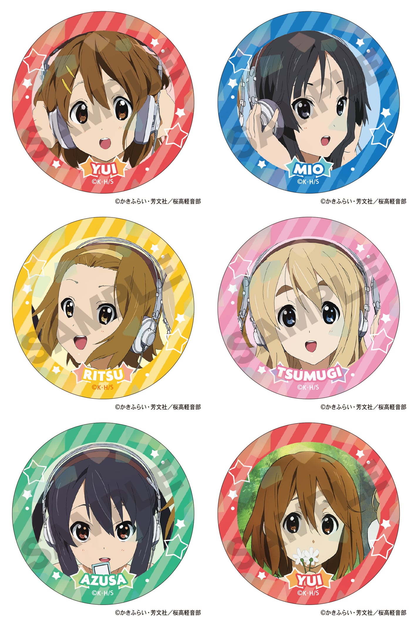 けいおん!」中野梓(あずにゃん) らのアクリルスタンドや缶バッジが登場