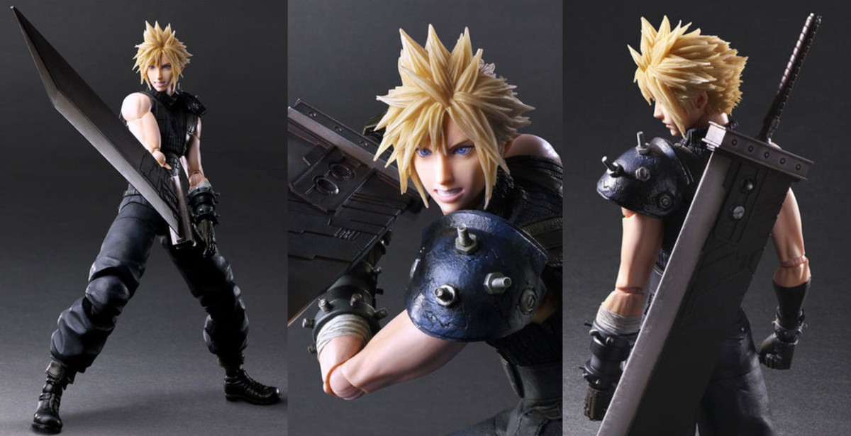FF7 プレイアーツ改「クラウド・ストライフ」可動フィギュア 1月発売!
