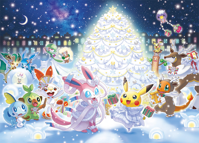 ポケモンセンター全国 11.2よりホワイトクリスマスがテーマのグッズ登場!