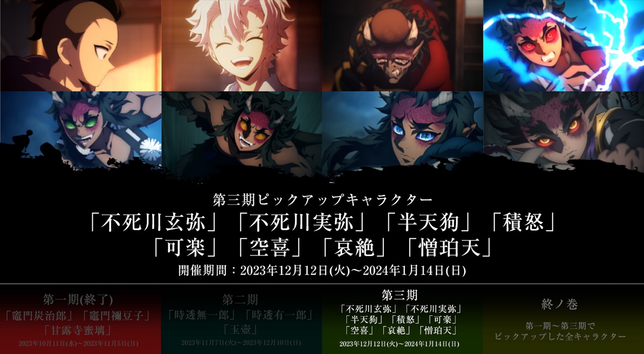 鬼滅の刃 不死川兄弟らをピックアップした絵巻カフェ 12月12日より開催!