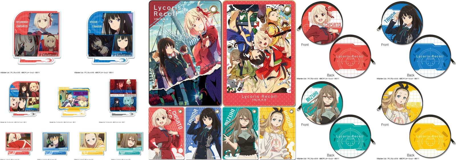 リコリス・リコイル キービジュアル等を使用したグッズ 10月下旬発売!